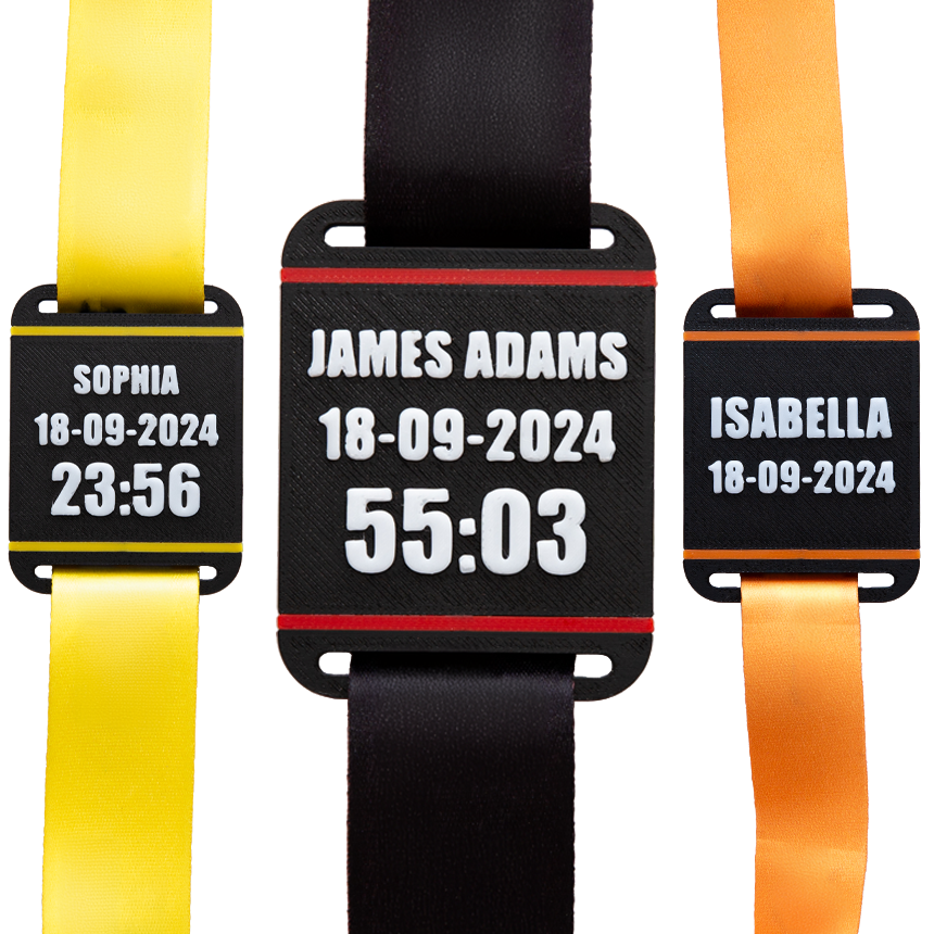 Personalised Race Medal Tag
