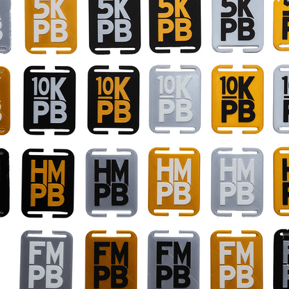 Personal Best Distance Medal Tags