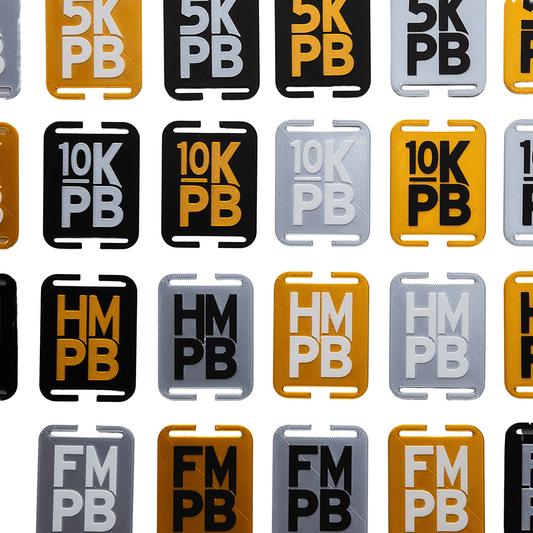 Personal Best Distance Medal Tags