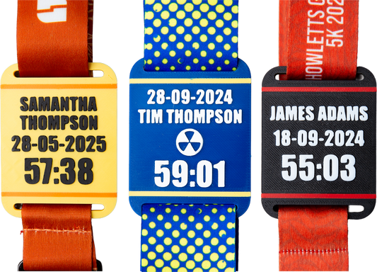 Personalised Race Medal Tag